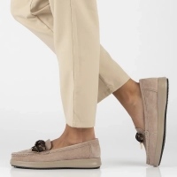 Leather loafers Filippo DP6457/26 BE beige