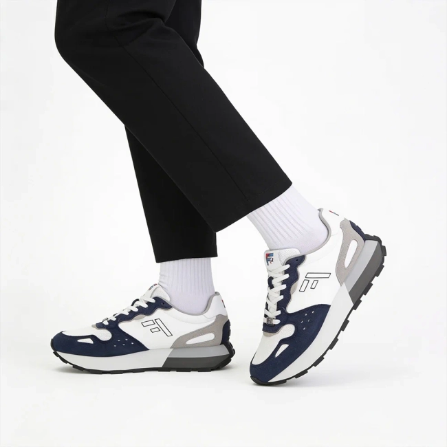 Leather Sneakers Filippo MSP7839/26 WH NV white