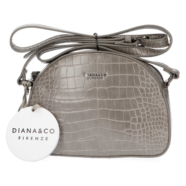 Handbag Diana DOS1945-1 Grey