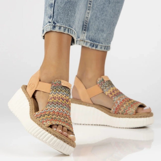 Sandals Rieker 69172-92 multicolor