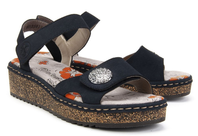 Sandały Rieker V03J6-14 Blue