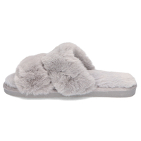 Fur slippers Grey YL-60