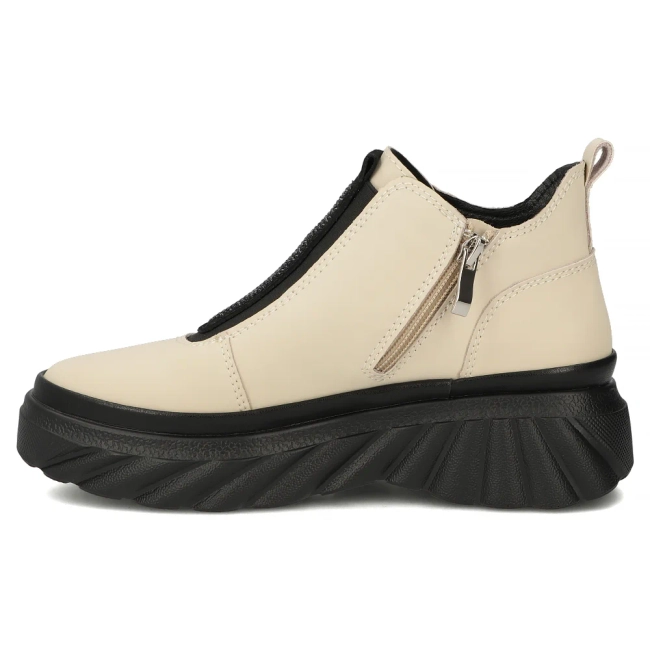 Leather ankle boots Filippo DBT7426/25 BE beige