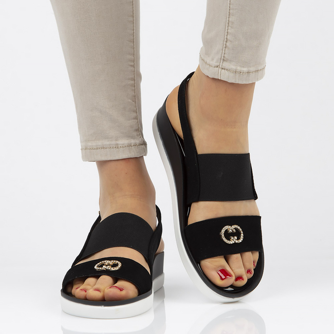 Leather sandals Filippo 179 black