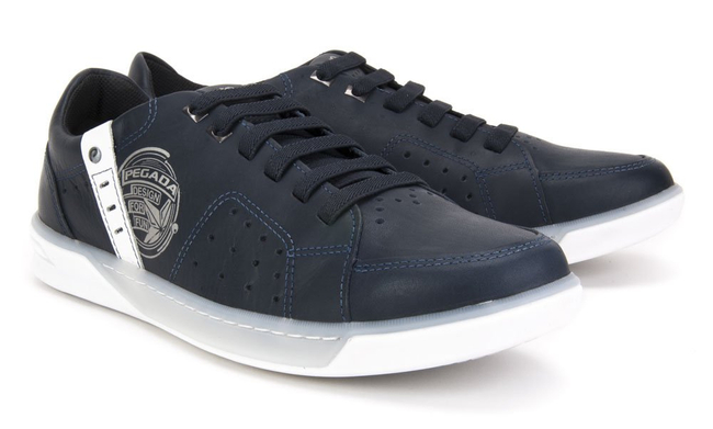 Shoes Pegada 116308-03 Napa Soft Marinho/Napa Soft Bran