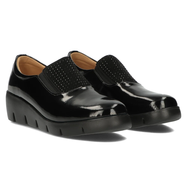 Leather shoes Filippo DP4784/23 BK black