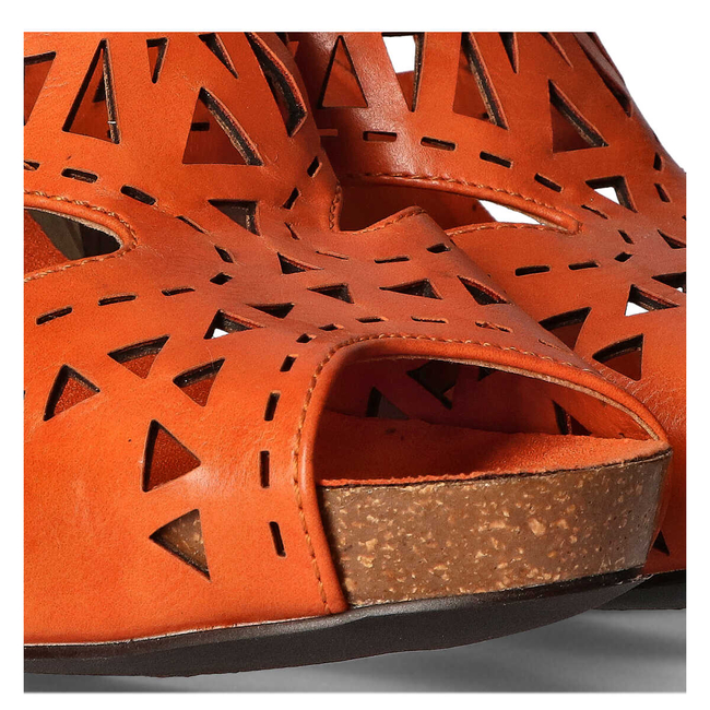 Sandały Damskie Vinceza R14-D-S-256-OR Orange Brown