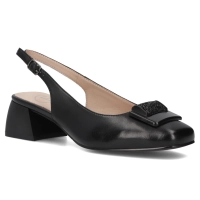 Leather pumps Filippo DP6945/25 BK black