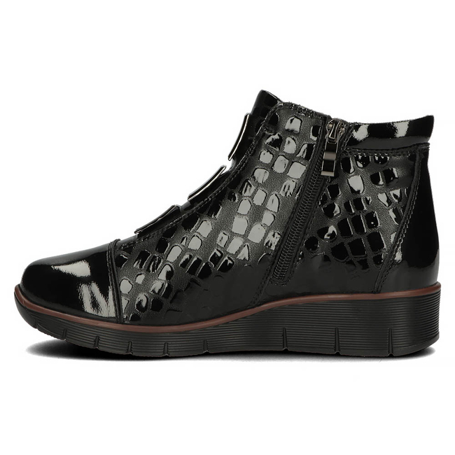 Leather ankle boots Filippo DBT3179/22 BK CR black