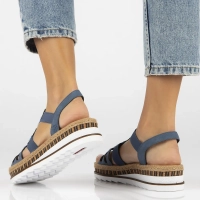 Sandals Rieker V7909-12 blue