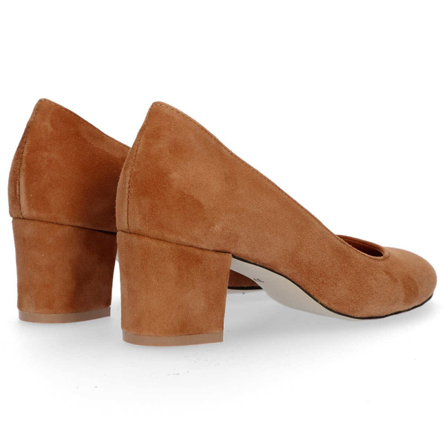 Półbuty Filippo 1512 Welur Kork