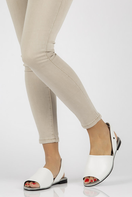 Leather sandals Filippo 40166 white