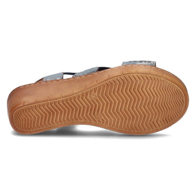 Leather sandals Artiker 46C2391 blue