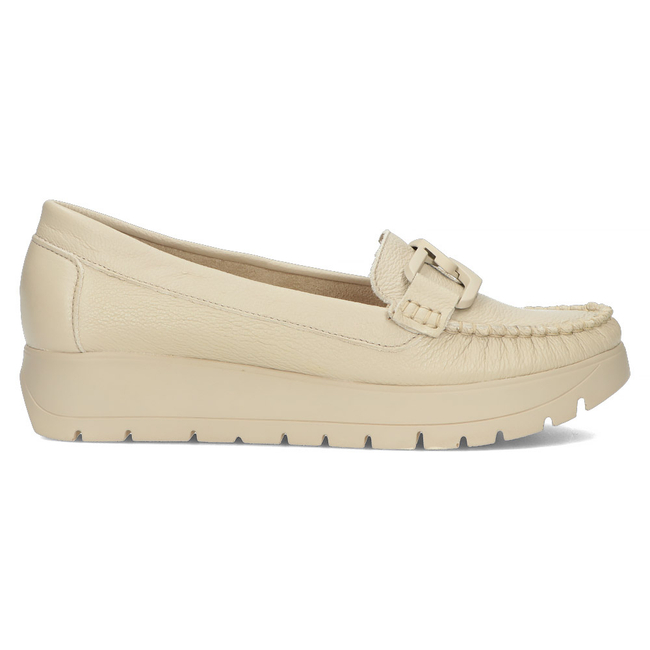 Leather loafers Filippo 10141 beige