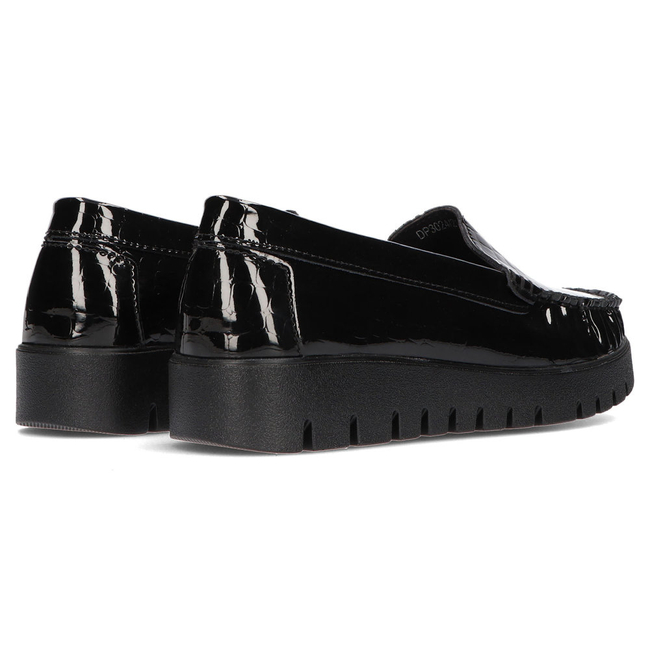 Leather shoes Filippo DP3024/21 BK CR black