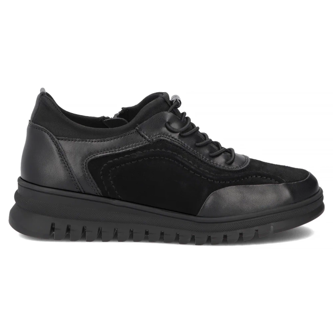 Leather shoes Filippo DP8104/26 BK black