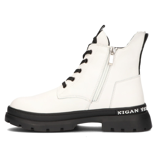 Leather boots Filippo DBT3063/21 WH white