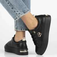 Leather shoes Filippo DP3533/25 BK H black