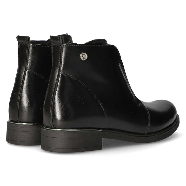 Leather boots Filippo 103/S black face