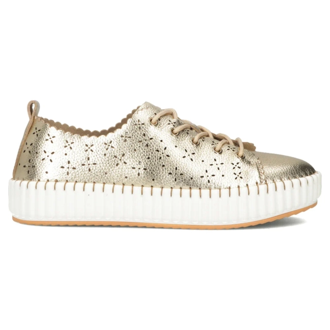 Leather shoes Filippo DP6761/25 GO gold