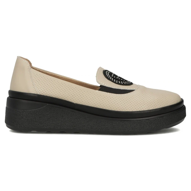 Leather shoes Filippo DP6801/25 BE beige