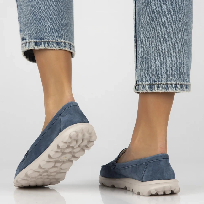 Leather loafers Filippo DP6751/25 BL blue