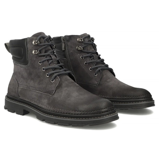 Leather ankle boots Filippo MBT8298/26 D GR grey