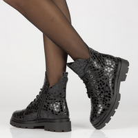 Botki typu workery Filippo DBT3071/22 BK czarne