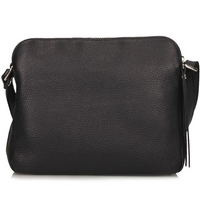 Handbag Toscanio Leather Messenger Bag A242 black