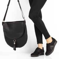 Leather shoes Filippo DP028/21 BK black