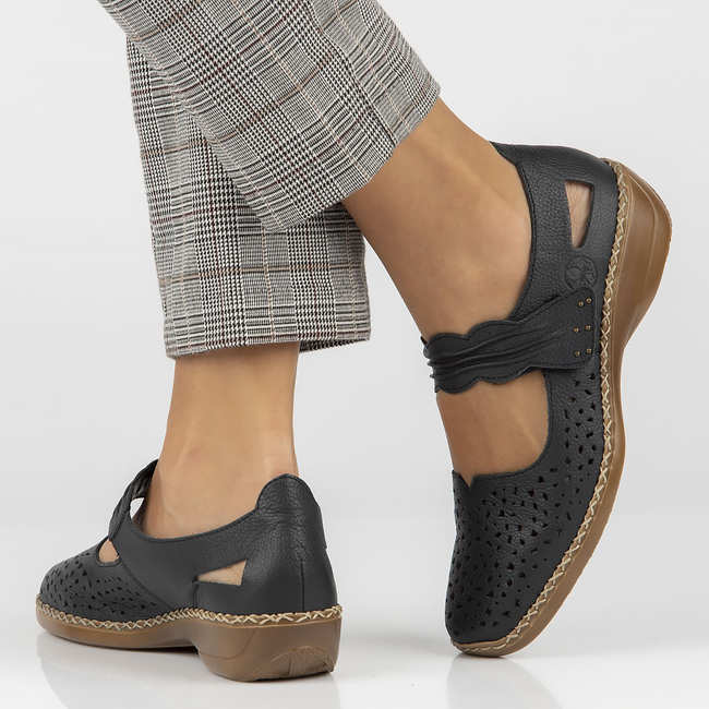 Leather Shoes Filippo 41399-14 navy