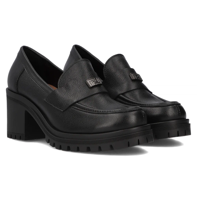 Leather shoes Filippo 20168 black