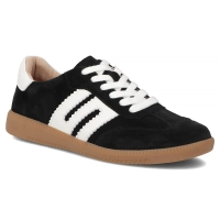 Leather sneakers Filippo DP7492/25 BK black
