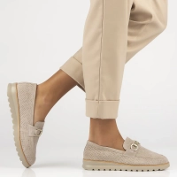 Leather shoes Filippo DP6851/25 BE beige