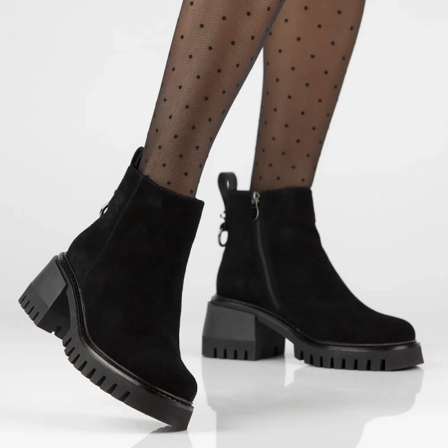 Leather ankle boots Artiker 53C0553 black