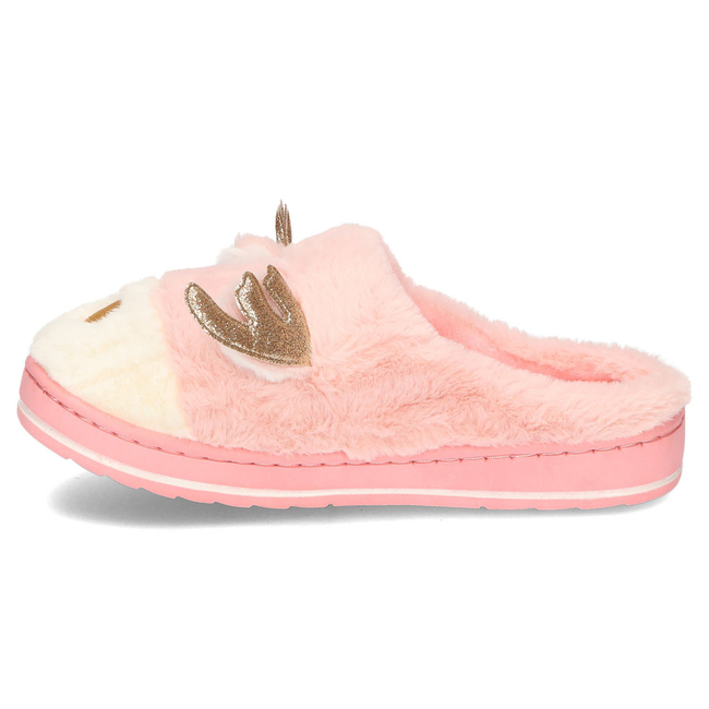 Slippers reindeer pink YL30