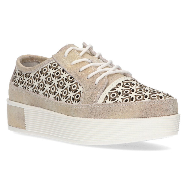 Leather shoes FILIPPO DP2026/22 GO gold