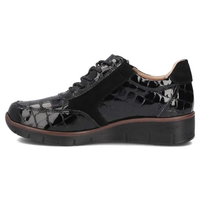 Leather shoes Filippo DP4912/26 BK CR black