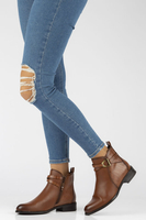 Botki Filippo DBT3066/21 BR brązowe