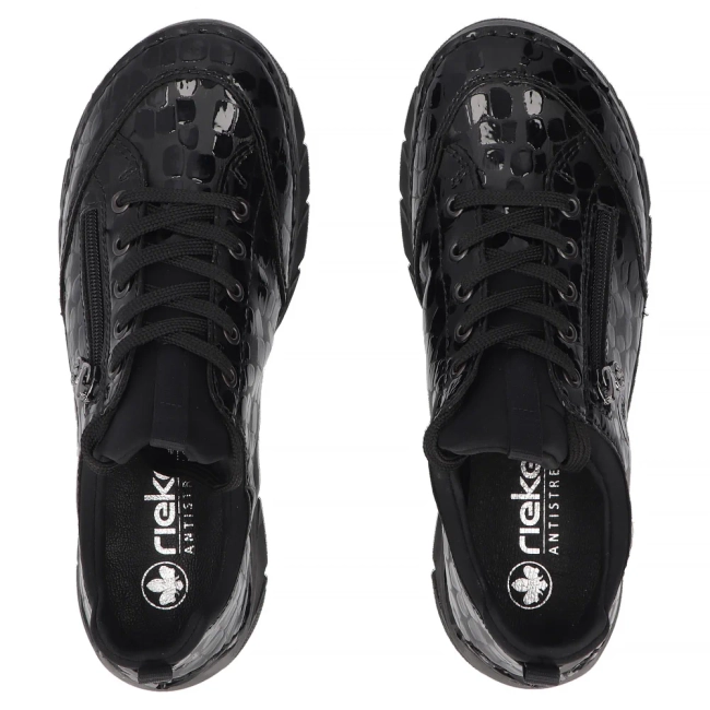 Półbuty Rieker 55073-01 czarne