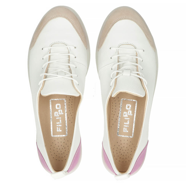 Leather shoes Filippo N586 white