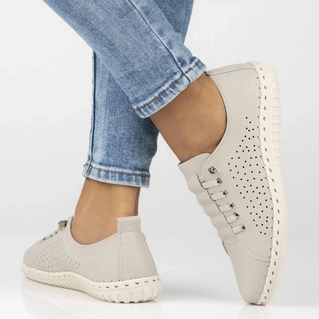 Leather shoes Filippo DP6735/25 BE beige