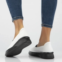 Leather shoes Filippo DP6208/24 WH white