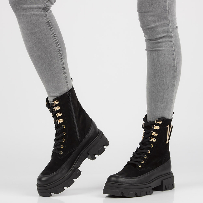 Leather boots Filippo W-488 black