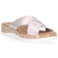 Leather flip-flops Filippo DK1232/20 PI pink