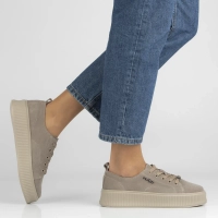Leather sneakers Filippo DP6122/26 TP taupe
