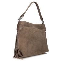 Leather handbag Toscanio  G98 beige