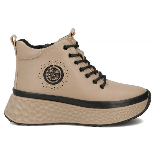 Leather platform ankle boots Filippo DBT7998/26 TP taupe