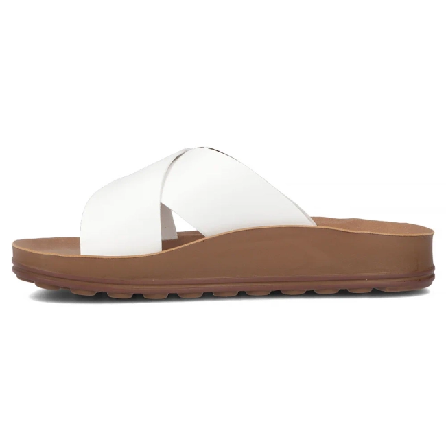 Klapki Filippo DK6891/25 WH białe