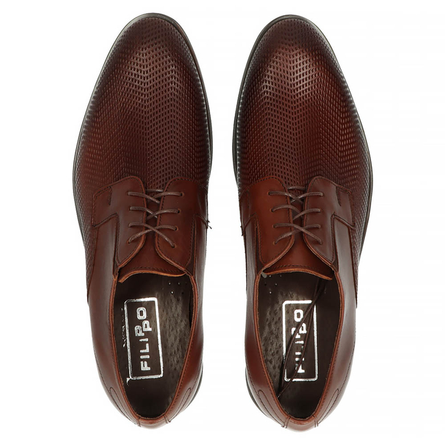 Leather shoes Filippo F56-73-52 brown